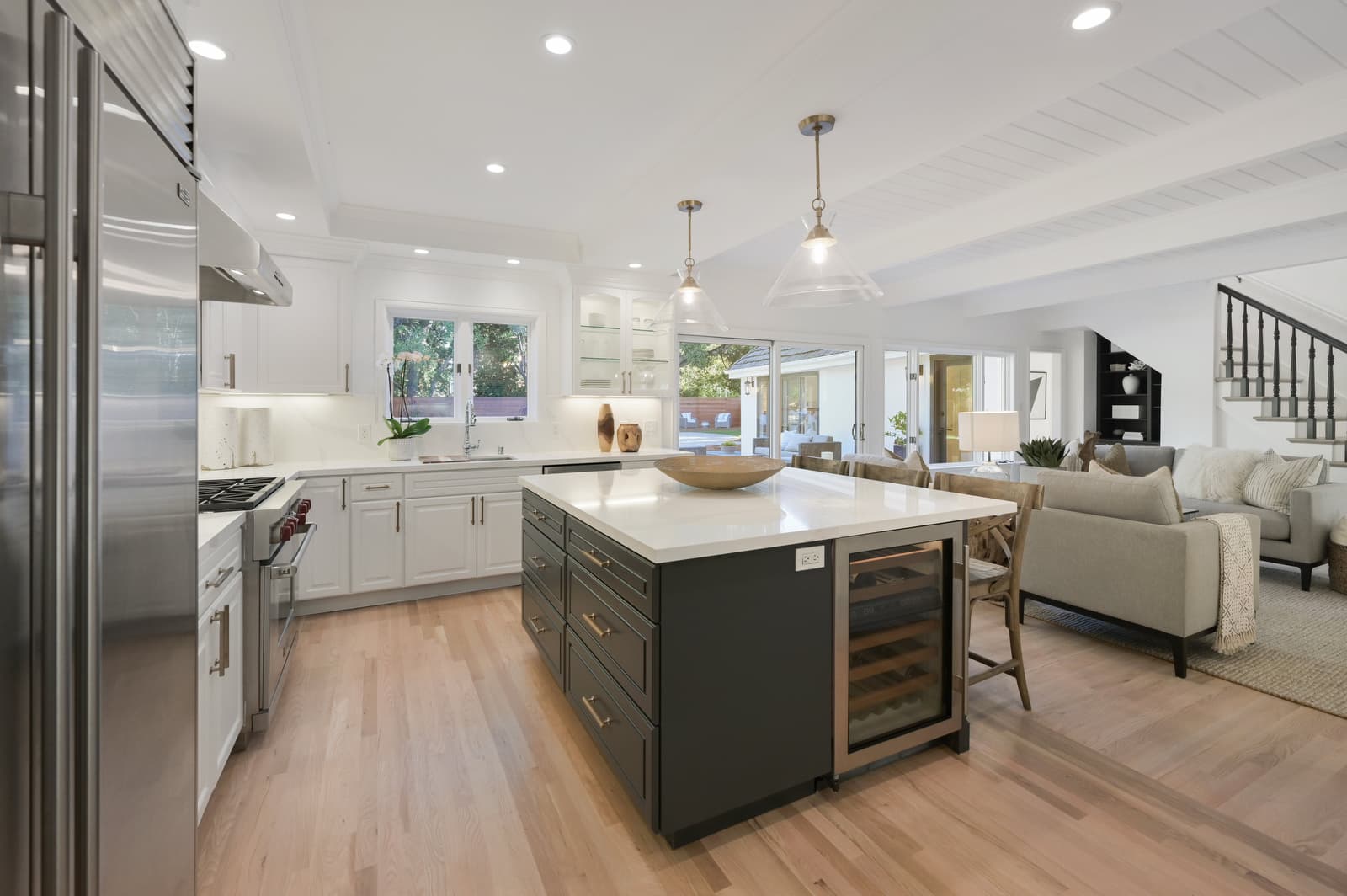 Open kitchen interior painting San Francisco Bay Area