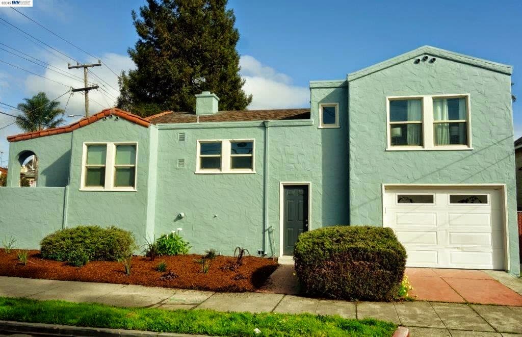 Stucco exterior house painting San Francisco Bay Area