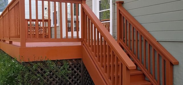 Deck Painting Project in San Carlos, CA