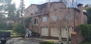Southwest style exterior painting in San Mateo, CA, by Walls N Beyond Painting Company