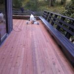 deck prep and paint