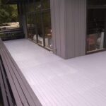 newly painted deck