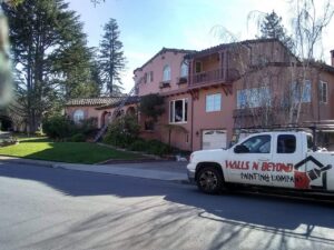 Southwest style exterior painting in San Mateo, CA, by Walls N Beyond Painting Company